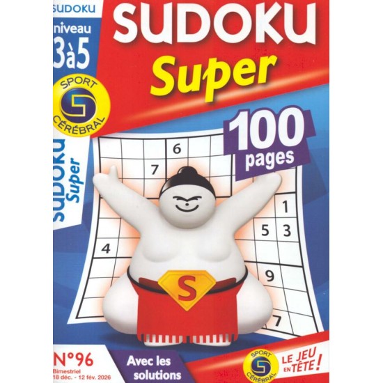 SC SUDOKU SUPER NIVEAU 3 À 5
