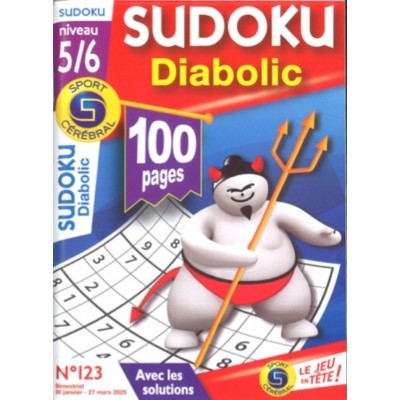SC SUDOKU DIABOLIC NIVEAU 5/6