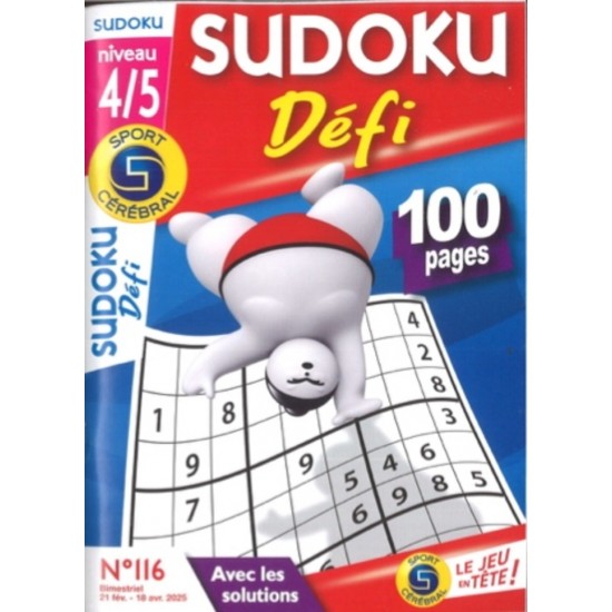 SC SUDOKU DÉFI NIVEAU 4/5