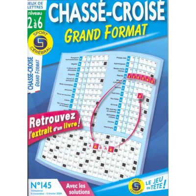 SC CHASSÉ-CROISÉ GRAND FORMAT NIVEAU 2 À 6