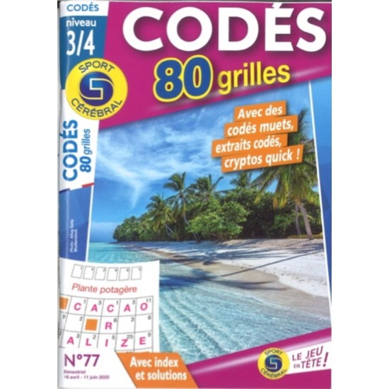 SC CODÉS 80 GRILLES NIVEAU 3/4