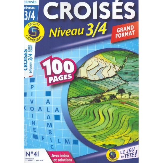 SC CROISÉS NIVEAU 3/4 GRAND FORMAT 