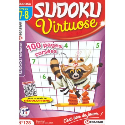 SUDOKU VIRTUOSE  NIVEAU 7 - 8