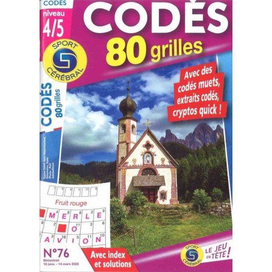 SC CODÉS 80 GRILLES NIVEAU 4/5