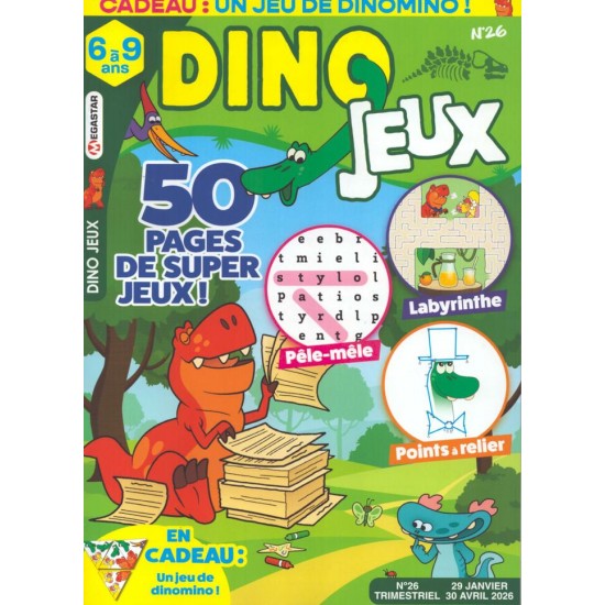 DINO JEUX 6 À 9 ANS