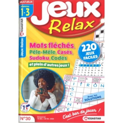 JEUX RELAX NIVEAU 1-3
