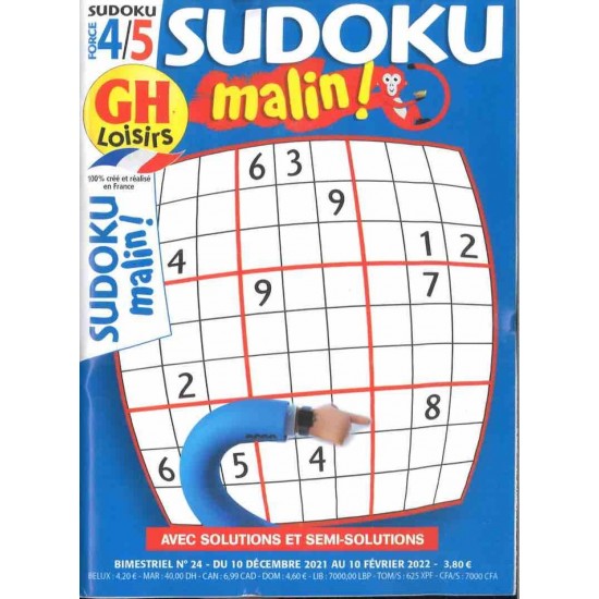 SUDOKU MALIN! FORCE 4-5