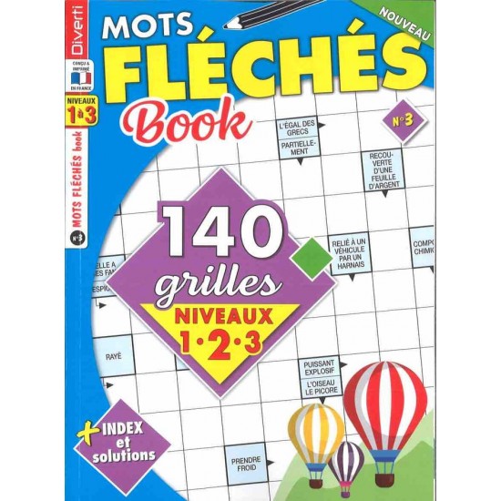 MOTS FLÉCHÉS BOOK NIVEAUX 1 À 3