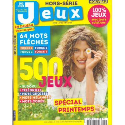 NOTRE TEMPS JEUX HORS SÉRIE