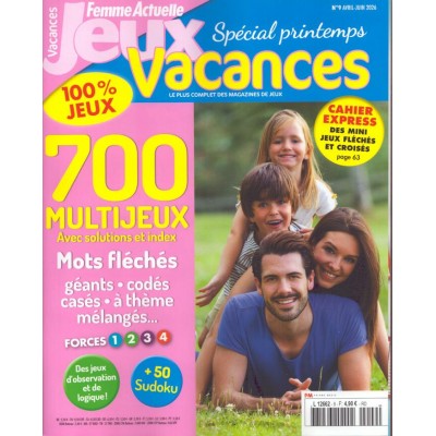 FEMME ACTUELLE JEUX VACANCES