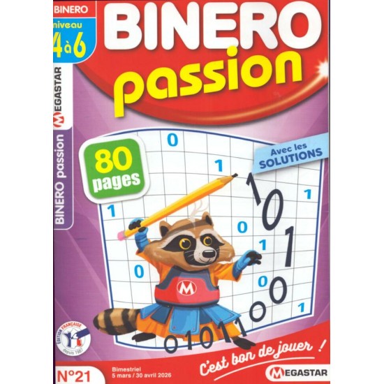 BINERO PASSION NIVEAU 4 À 6