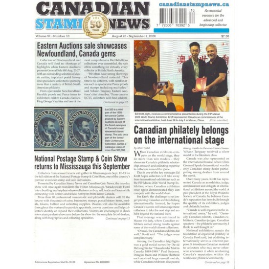 CANADIAN STAMP NEWS