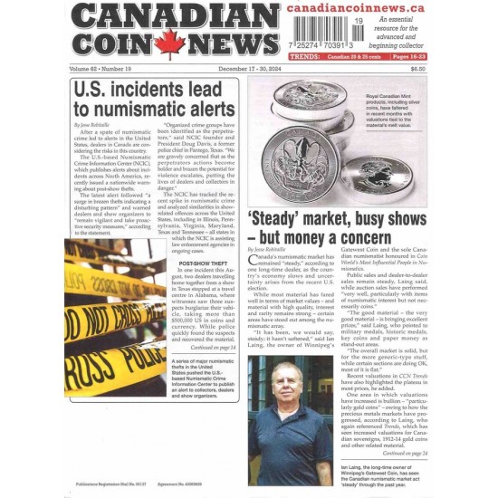 CANADIAN COIN NEWS