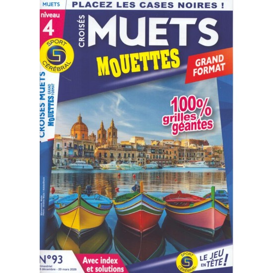 SC CROISÉS MUETS MOUETTES NIVEAU 4 GRAND FORMAT