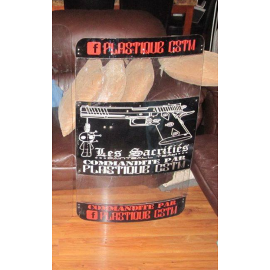 Bouclier Paint Ball