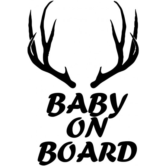  4''   Baby On Board  Décalque Vinyle Achetez en 2 Recevez 3ieme Gratuit