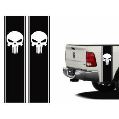  2 X Truck Bed Stripe  Punisher 8'' x 40'' Vinyle...