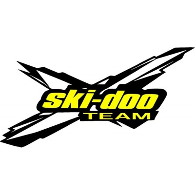   9'' Ski-Doo Team  Décalque Vinyle Achetez en 2...
