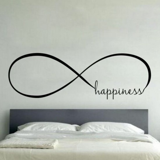  20''  Autocollant Murale  Happiness  Décalque Vinyle