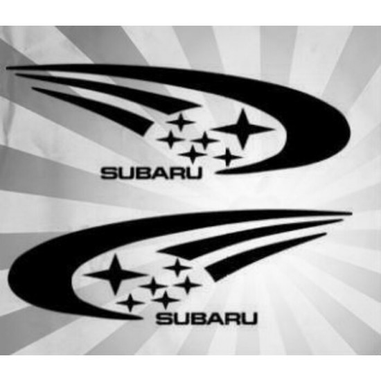  2x  4'' Subaru  Décalque Vinyle Achetez en 2...