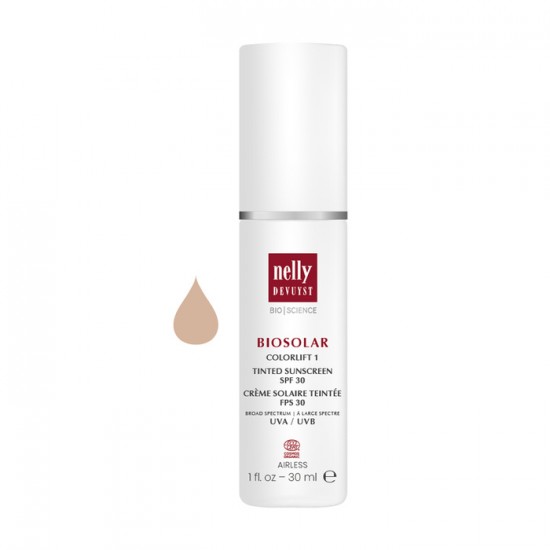 ColorLift 1 BIOSOLAR Crème Solaire Teintée FPS 30 | Nelly Devuyst