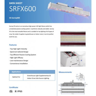 GROWSPEC SRFX600