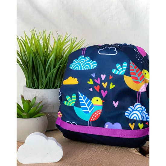 Couche à poche love birds - Modèle 2.0