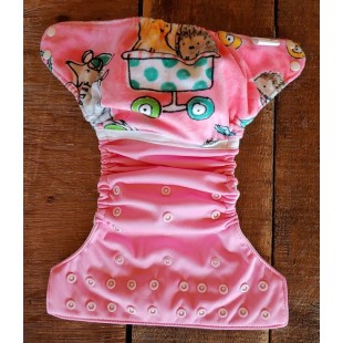 Couche à poche chat1 - wrap en minky - modèle...