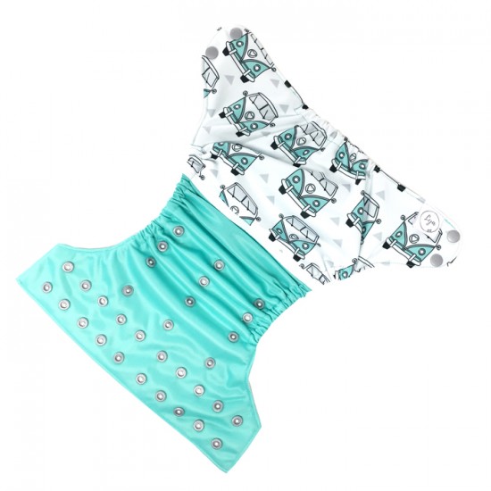 Couche à poche westfalia menthe - Modèle 2.0