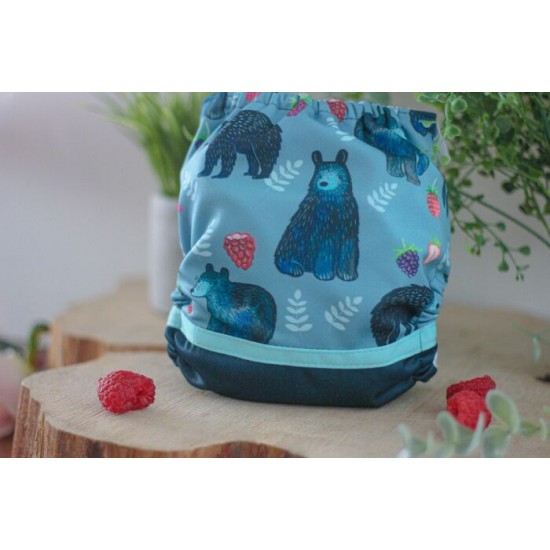 Couche à poche Ours et baies - modèle 2.0