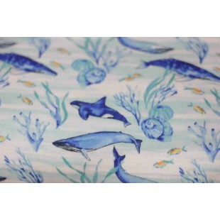 Baleine - Lingette en flanelle