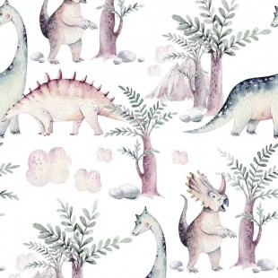 Feuillet AWJ double épaisseur - Dinosaure