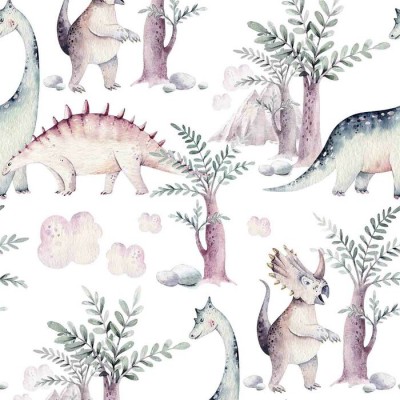 Feuillet AWJ double épaisseur - Dinosaure