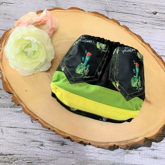 Couche à poche No Probllamas - style scrappy avec poche - modèle 2.0