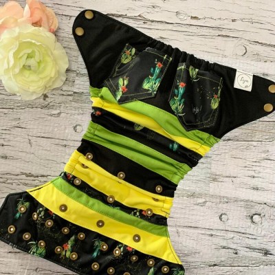Couche à poche No Probllamas - style scrappy avec poche - modèle 2.0