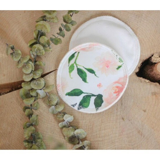 Rose - Compresses d'allaitement lavables 