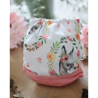 Surprise thème Animaux Floral - Couche à poche modèle 2.0 - Prête à partir