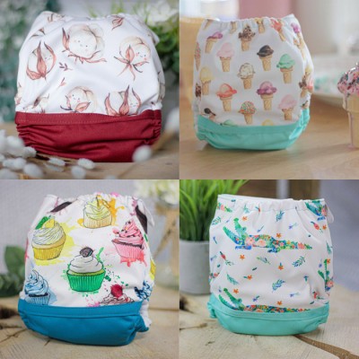 Surprise Lot de 10 couches UNISEXE - Couche à poche modèle - Prête à partir