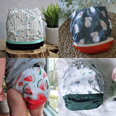 Surprise Lot de 10 couches UNISEXE - Couche à poche modèle - Prête à partir
