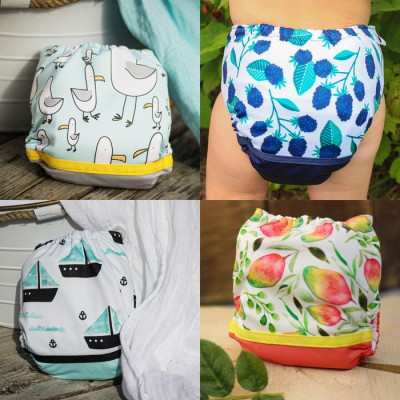 Surprise Lot de 10 couches UNISEXE - Couche à poche modèle - Prête à partir