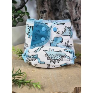 Couche moulée Dino bleu
