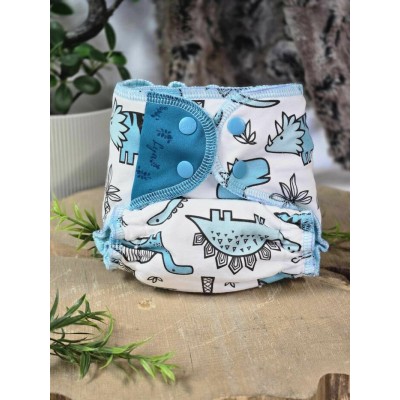 Couche moulée Dino bleu