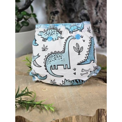 Couche moulée Dino bleu