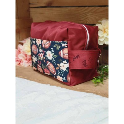 Football floral - Pochette à couche - Diaper pod 3.0 - Sur commande