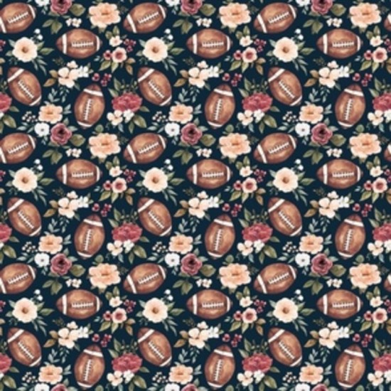 Football floral - Compresses d'allaitement lavables 