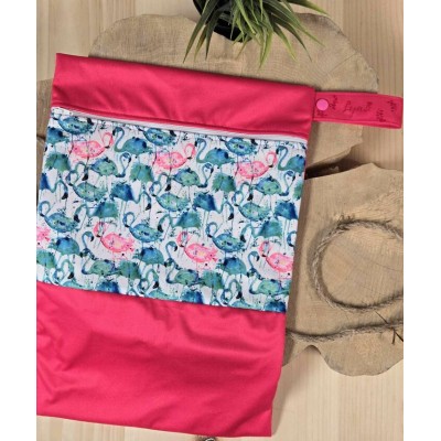 Flamant rose - Humidisacs - Wetbag - 3.0