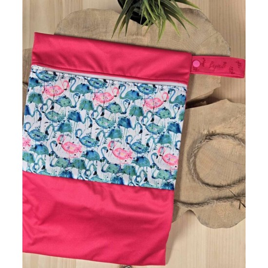 Flamant rose - Humidisacs - Wetbag - 3.0