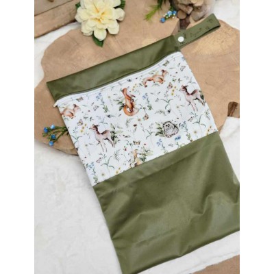 Woodland en fleur - Humidisacs à suspendre - Wetbag - 3.0