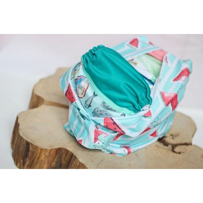 Bébé à la plage - Pochette à couche - Diaper pod 3.0 - Sur commande