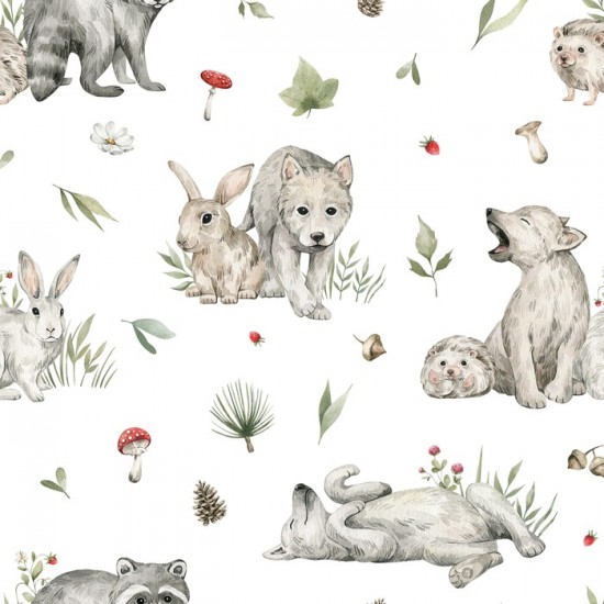 Animaux de la forêt - Couche de piscine 